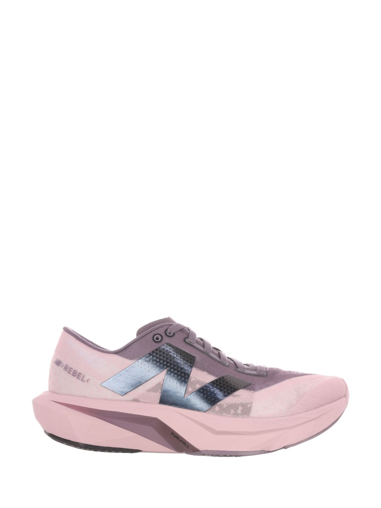 New Balance Purple Womens Fuelcell Rebel v4 Running Trainers - Image 1 of 11