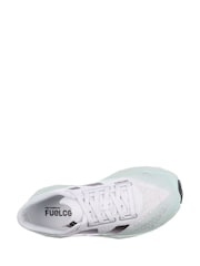 New Balance White/Green Womens Fuelcell Rebel v4 Running Trainers - Image 8 of 9