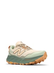 New Balance White/Green Womens Fresh Foam X Hierro v9 Trainers - Image 5 of 16