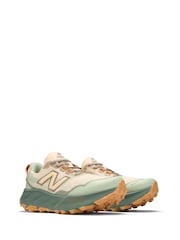 New Balance White/Green Womens Fresh Foam X Hierro v9 Trainers - Image 8 of 16