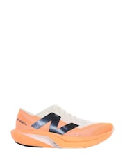New Balance White/Coral Womens Fuelcell Rebel v4 Running Trainers - Image 2 of 17