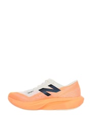 New Balance White/Coral Womens Fuelcell Rebel v4 Running Trainers - Image 5 of 17