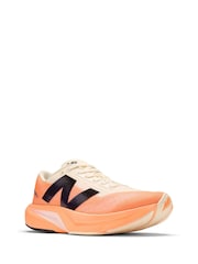 New Balance White/Coral Womens Fuelcell Rebel v4 Running Trainers - Image 7 of 17