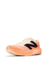 New Balance White/Coral Womens Fuelcell Rebel v4 Running Trainers - Image 9 of 17