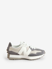 New Balance Light Grey Womens 327 Trainers - Image 1 of 1