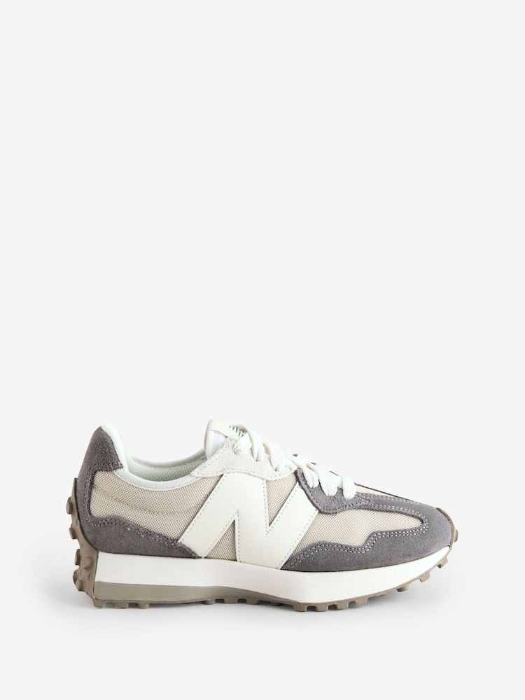 New Balance Light Grey Womens 327 Trainers - Image 1 of 1