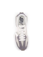 New Balance Light Grey Womens 327 Trainers - Image 4 of 5