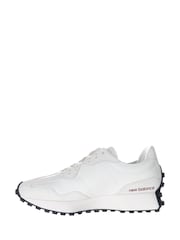 New Balance White/Burgundy Womens 327 Trainers - Image 3 of 6