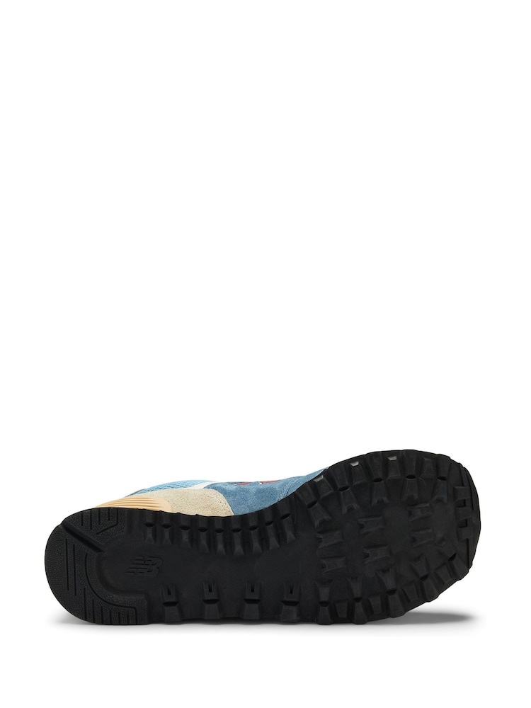 New Balance Light Blue Mens 574 Trainers - Image 12 of 12