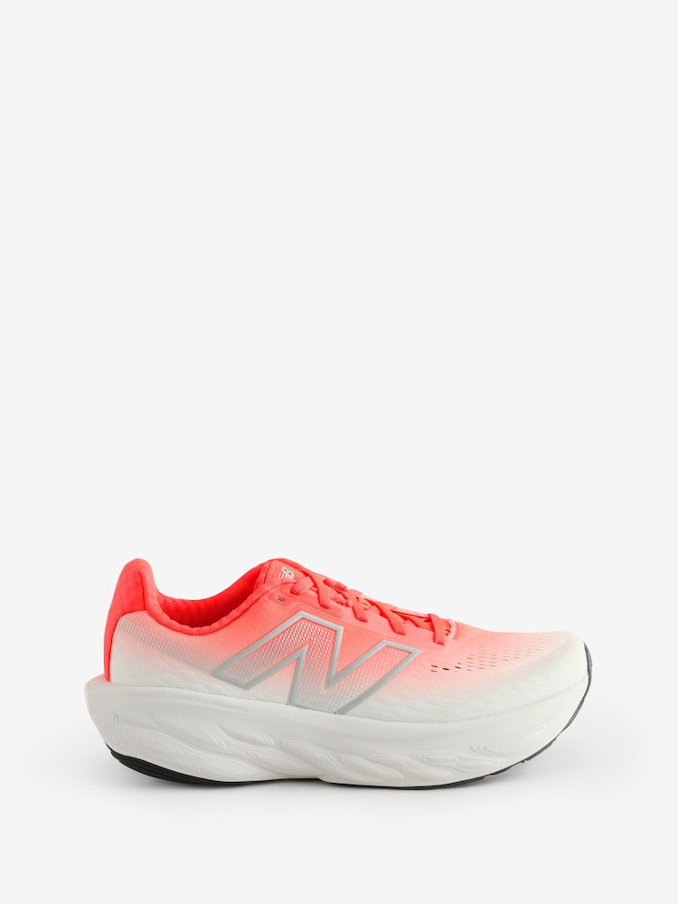 New Balance White/Pink Womens Fresh Foam X 1080 Trainers - Image 1 of 1
