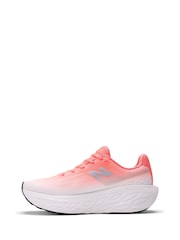 New Balance White/Pink Womens Fresh Foam X 1080 Trainers - Image 2 of 6