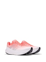 New Balance White/Pink Womens Fresh Foam X 1080 Trainers - Image 3 of 6