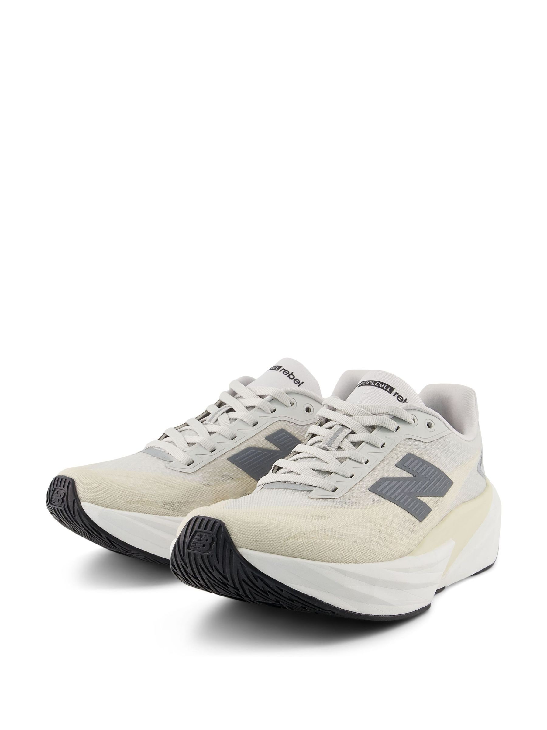 Buy New Balance Light Grey Womens Fuelcell Rebel V5 Trainers from