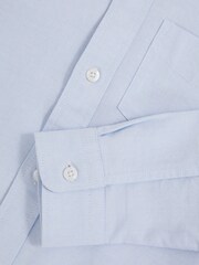 Reiss Soft Blue Greenwich Button Down Oxford Shirt - Image 4 of 4