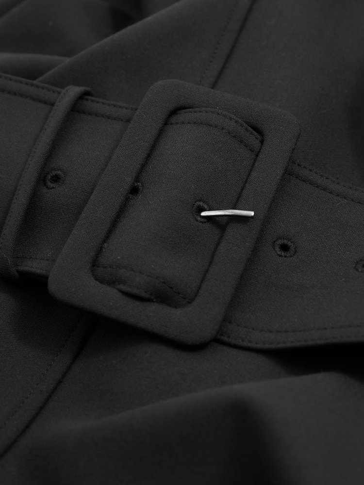 Reiss Black Nora Belted Mini Dress - Image 5 of 5 Reiss Black Nora Belted Mini Dress - Image 5 of 5