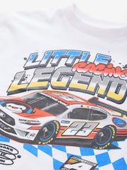 White Racecar Short Sleeve Transport T-Shirt (3mths-7yrs) - Image 6 of 8
