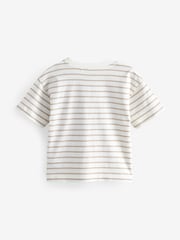 White Lion Short Sleeve Stripe T-Shirt (3mths-7yrs) - Image 2 of 4
