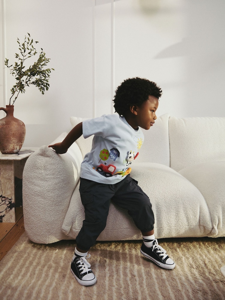 Granja azul - Short Sleeve 3D Padded Character T-Shirt (3mths-7yrs) - Imagen 2 de 8 Granja azul - Short Sleeve 3D Padded Character T-Shirt (3mths-7yrs) - Imagen 2 de 8