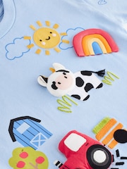 Blue Farm Short Sleeve 3D Padded Character T-Shirt (3mths-7yrs) - Image 6 of 8