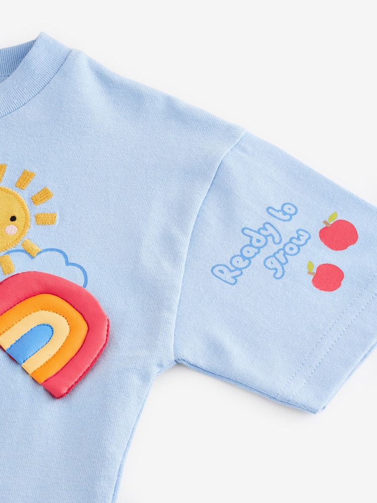 Blue Farm Short Sleeve 3D Padded Character T-Shirt (3mths-7yrs) - Image 7 of 8