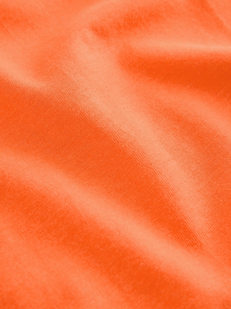 Orange Simple Short Sleeve T-Shirt (3mths-7yrs) - Image 3 of 4