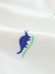 White All Over Embroidery Short Sleeve Appliqué T-Shirt (3mths-7yrs) - Image 5 of 5