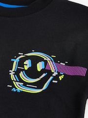 Black 100% Cotton Short Sleeve Back Print T-Shirt (3mths-7yrs) - Image 7 of 7