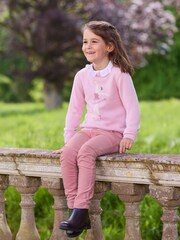 Trotters London Pink Margot Ballerina Jumper - Image 1 of 4
