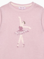 Trotters London Pink Margot Ballerina Jumper - Image 4 of 4
