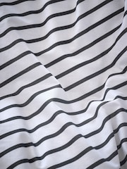 Conjunto de capa de edredom e fronha bordado Zebra 100% de algodão - Imagem 6 de 7