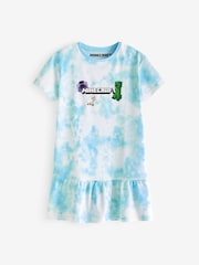 Character Blue 100% Cotton Minecraft Dress - Image 1 of 4
