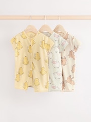 Multicolor con personajes - Baby Jersey Rompers 3 Pack (0mths-3yrs) - Imagen 1 de 13