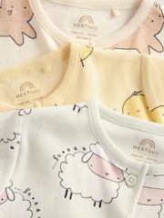Multicolor con personajes - Baby Jersey Rompers 3 Pack (0mths-3yrs) - Imagen 11 de 13