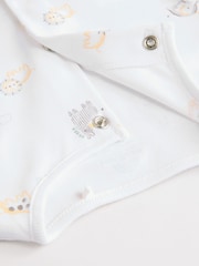 White Safari Baby Rompers 3 Pack (0mths-2yrs) - Image 10 of 10