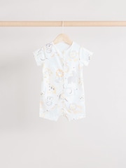 White Safari Baby Rompers 3 Pack (0mths-2yrs) - Image 6 of 10