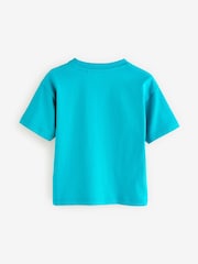 Blue Short Sleeve Transport T-Shirt (3mths-7yrs) - Image 2 of 4