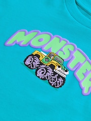 Blue Short Sleeve Transport T-Shirt (3mths-7yrs) - Image 3 of 4