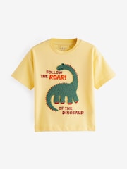 Yellow Short Sleeve Appliqué T-Shirt (3mths-7yrs) - Image 1 of 4