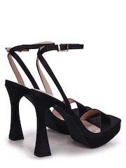 Linzi Black Haisley Platform Heel Sandals - Image 4 of 4