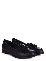 Linzi Black Rosemary Patent Classic Slip-On Loafers - Image 3 of 4