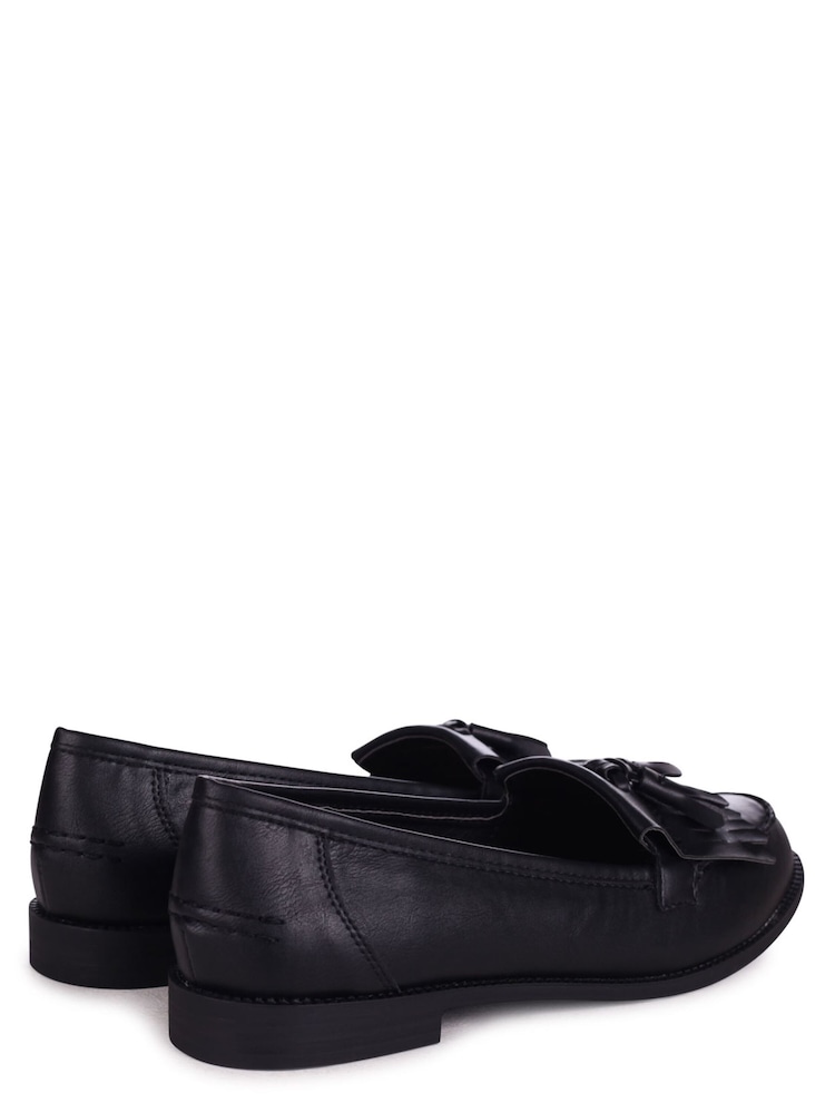 Linzi Black Rosemary Patent Classic Slip-On Loafers - Image 4 of 4