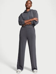 Victoria's Secret Grey Wide Leg Featherweight Knit Joggers - Image 1 of 5