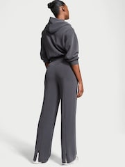 Victoria's Secret Grey Wide Leg Featherweight Knit Joggers - Image 2 of 5