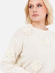 Lovedrobe Cable Knit Applique Jumper - Image 5 of 6