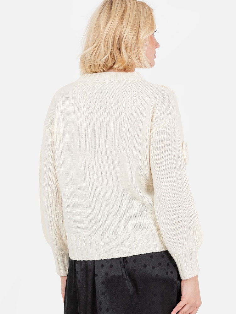 Lovedrobe Cable Knit Applique Jumper - Image 6 of 6