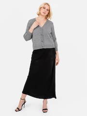siva - Lovedrobe Diamante Cardigan And Crop Set - Slika 1 iz 6