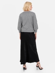 siva - Lovedrobe Diamante Cardigan And Crop Set - Slika 6 iz 6