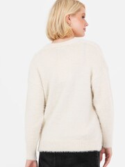 Lovedrobe Pearl Trim Cardigan With Velvet Bows - Image 2 of 6
