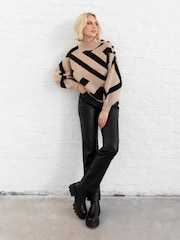 Lovedrobe Geometric Jacquard High Neck Jumper - Image 6 of 6