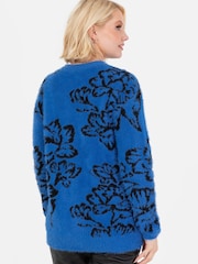 Lovedrobe Floral Jacquard Jumper - Image 2 of 4